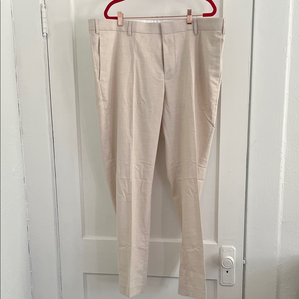 H&M Men's Light Beige Dress Pants